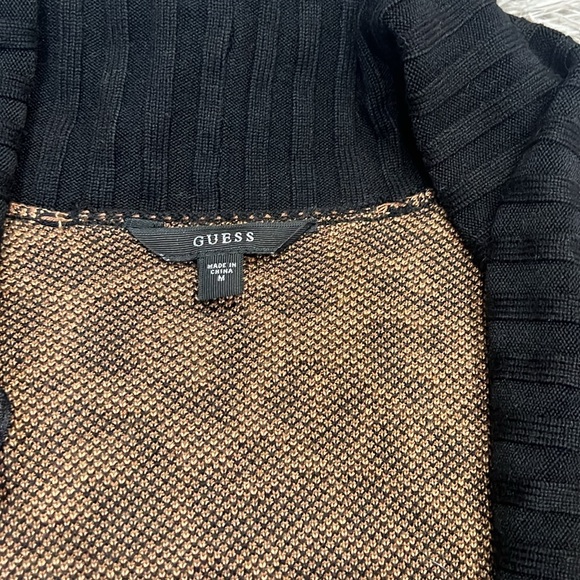 GUESS Leopard Print Draping Cardigan - Picture 2 of 3